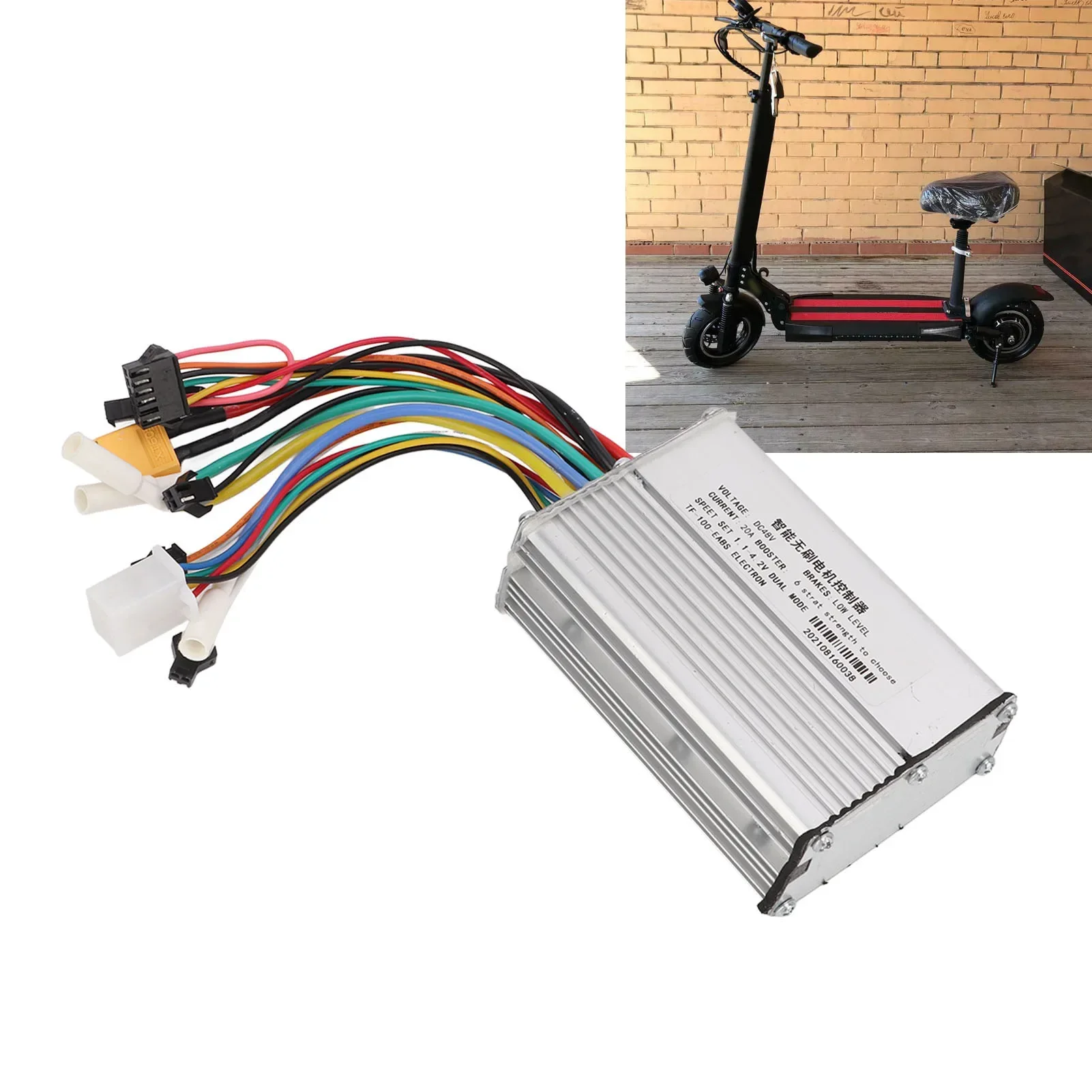 Electric Scooter Controller Intelligent Brushless Motor Controller 48V 20A For KUGOO M4 2 Wheeled Type