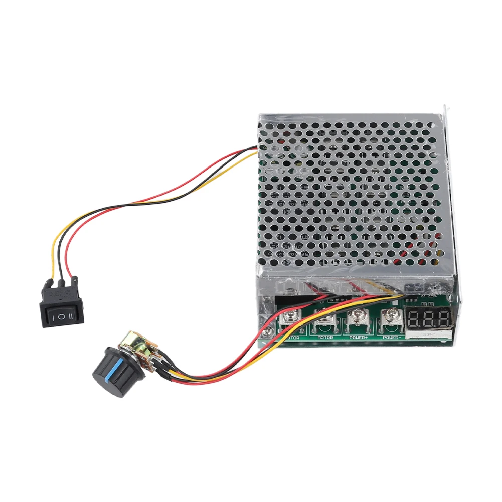 Regulating Current DC Speed Controller DC 10-55V Digital DC PWM Motor Governor 12V 24V 48V Forward/Reverse Electronic Components