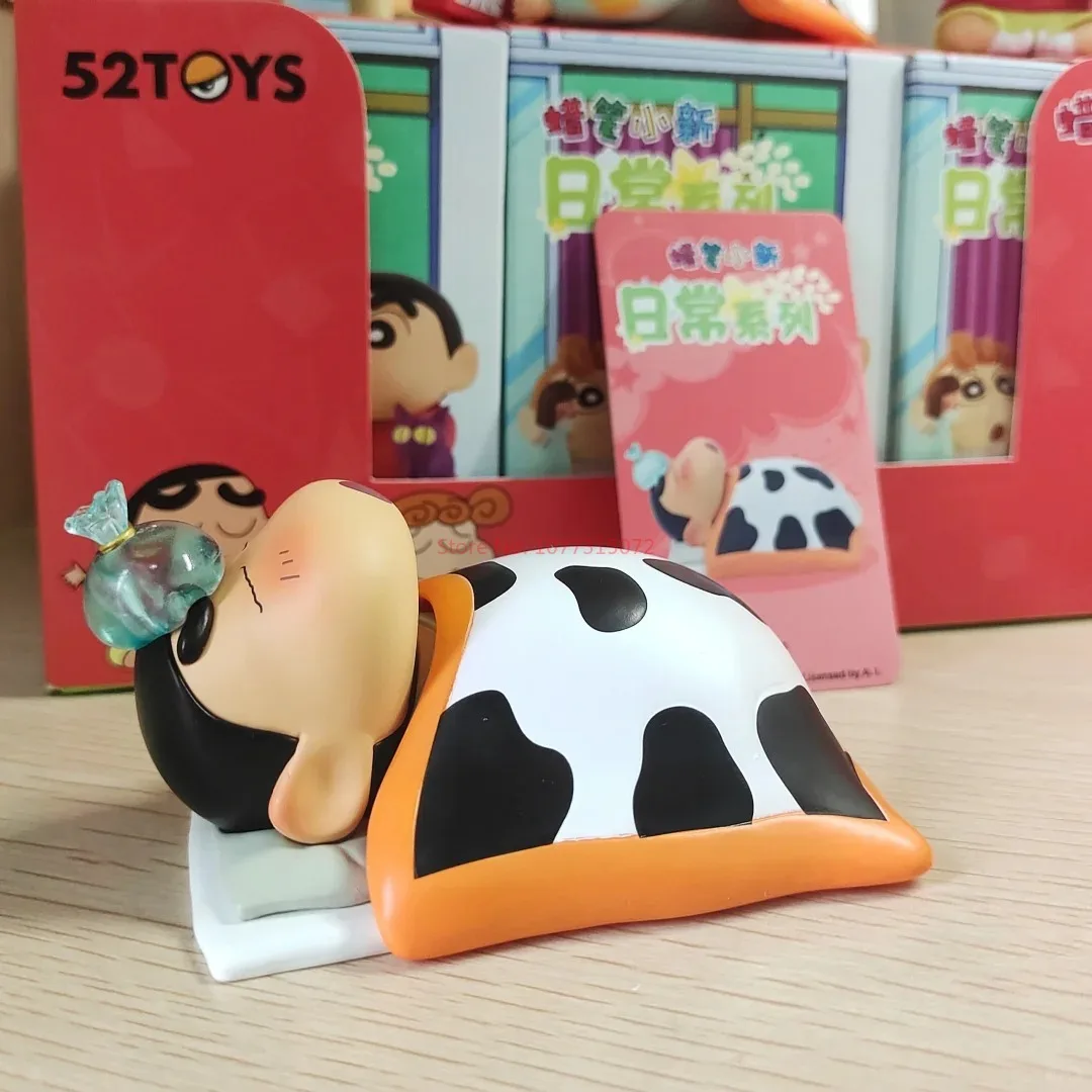 Crayon Shin-Chan Anime Action Figures Toy Box, Trend Play, Ornement, Décoration, Cadeau d'anniversaire, Authentique, 03 Series