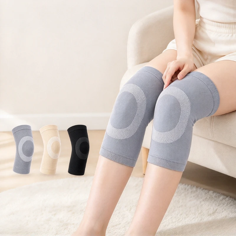High Elastic Thin Knee Pads Warm Compression Knee Sleeve Protector for Summer Air‑Condition Room Sports Running Knee Support