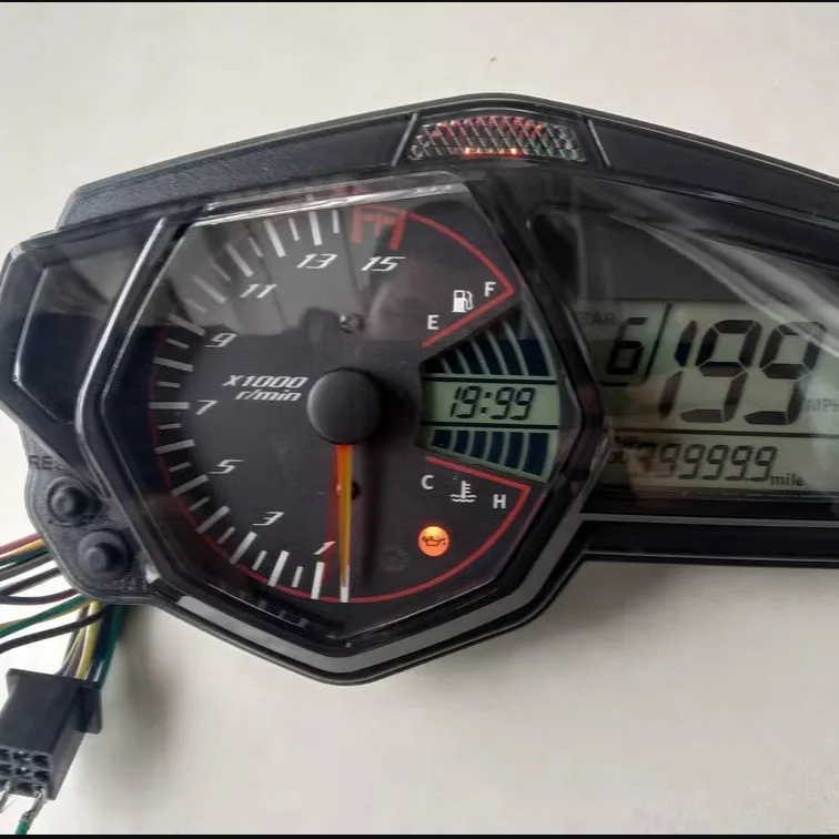 Motorcycle modified domestic R3 sports car LCD instrument panel Baodiao V6 general modified adjustable speed speed