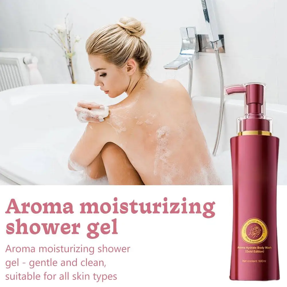 

Aroma Moisturizing Shower Gel - Gentle and Clean, Suitable for All Skin Types, for Men and Women for 48 Hours Fragrance 500ML