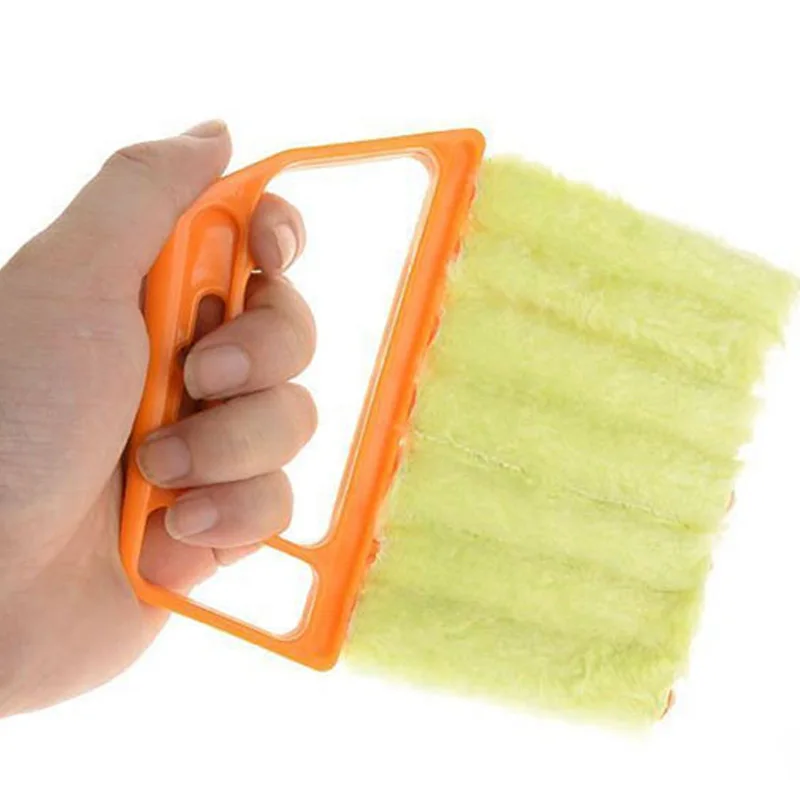 

Window Cleaner Washable Microfiber Dust Cleaner Brush For Venetian Air Conditioner Car Window Groove Dust Cleaning Tool New