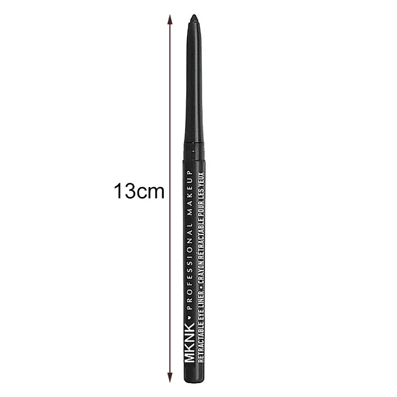 Wasserfeste schwarze Eyeliner-Stifte, wischfest, langlebig, anfängerfreundliches Augen-Make-up, hochpigmentiert, schwarz-weißer Eyeliner-Stift