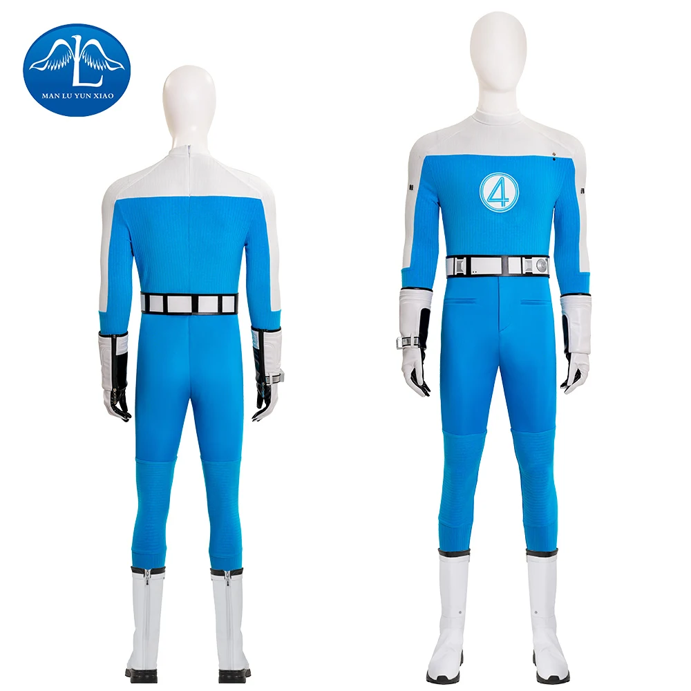 

Manluyunxiao Fantastic Four Human Torch Cosplay Costume Deluxe Full Set Custom Size XS-XXXL Halloween Christmas Comic Con