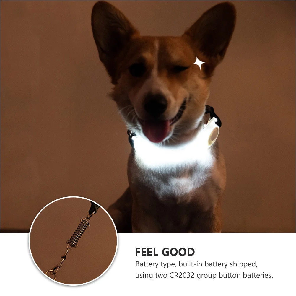 1Pcs Signal Light LED Strap Multifunctional Pet Collar Light-Emitting Band Warning Safety Noctilucence Strap for Dogs