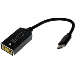 65W USB Type C PD Fast Charging Cable for Lenovo Laptop Charger Dc Square Plug to Type C PD Adapter Converter for MacBook POCO