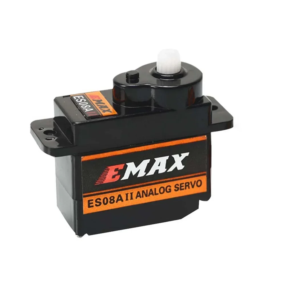 EMAX ES08A II 9g Micro Servo Plastic Gear Analog Mini Servo1.8kg / Sec for RC Models Fixed Wing Airplane Helicopter