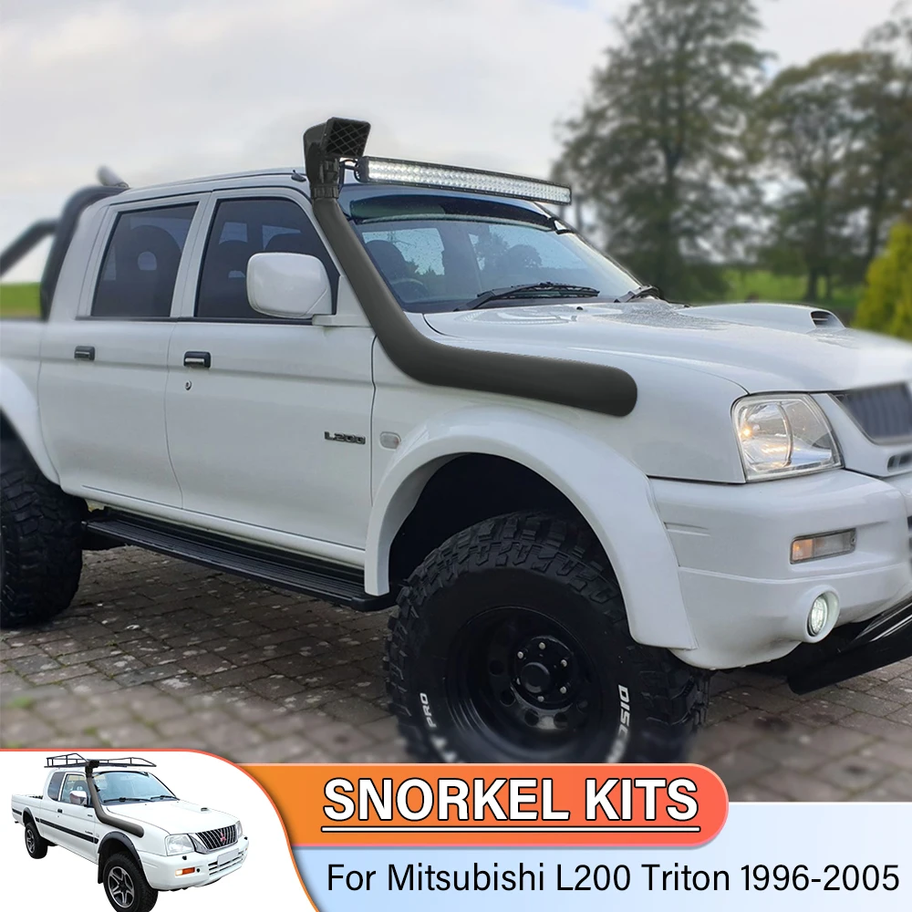 Air Ram Intake Snorkel Kit For Mitsubishi L200 Triton 1996-2005 MK Off Road Pickup 4x4 Wading Breath Hose Pipe Car Accessories