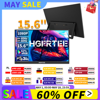 HGFRTEE 15.6inch Portable Monitor FHD-IPS Panel Second Screen for Laptop Gaming Extended Display with Type C HDMI