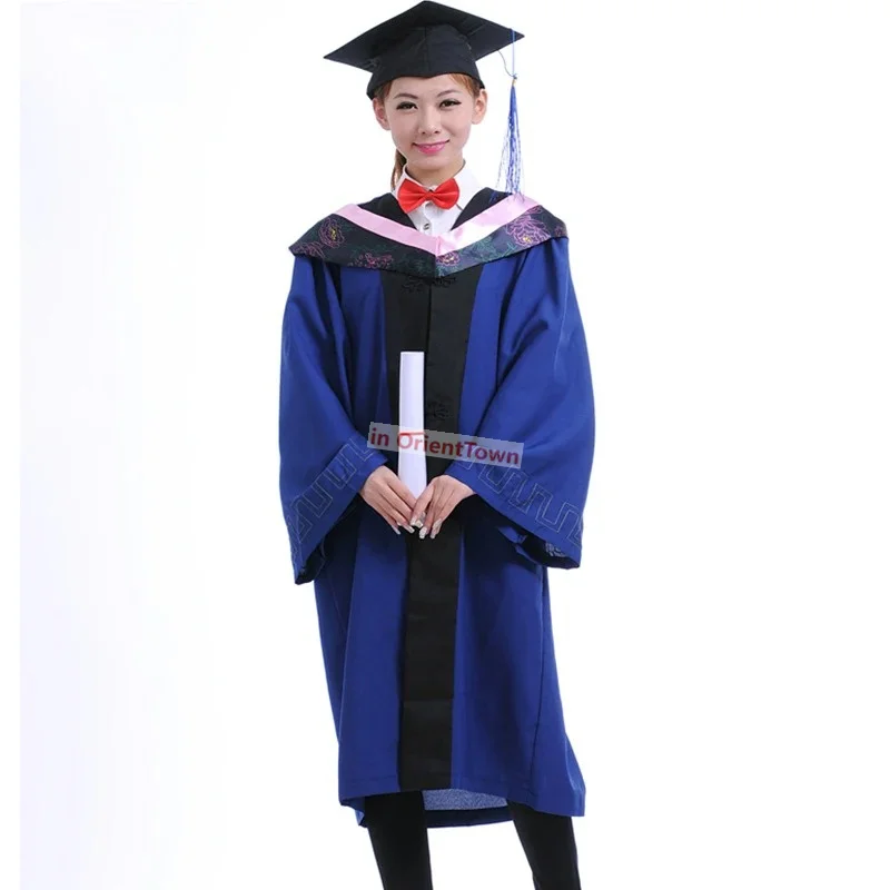 Master's Liberal Arts Science Engineering Mlitary Medical Graduation Gown Clothing Long Sleeve University Academic College Robe