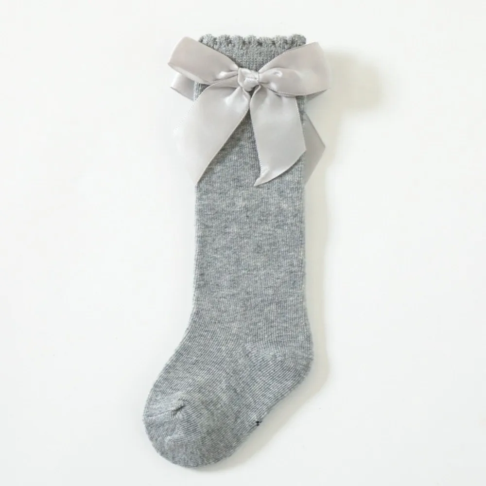 new Bow Leg Warmers Red Green Cotton Hosiery New Year Socks 0-5Y