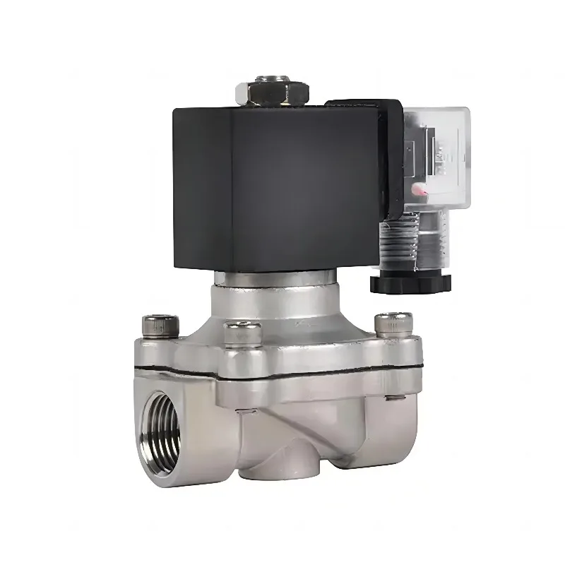 3flTwo-Way Stainless Steel Waterproof Solenoid Valve Normal Closure Diaphragm Structure for Water Shut-Off OEM Customization