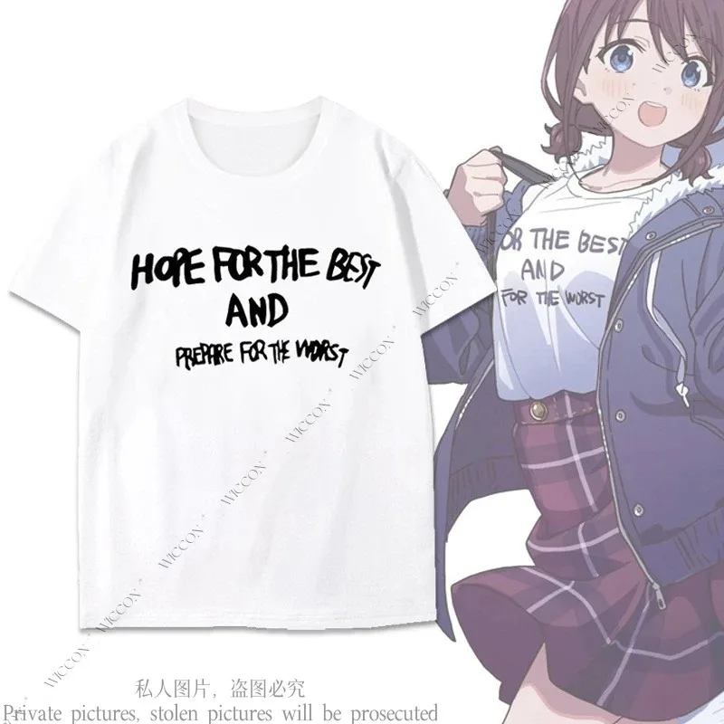 AAA 2025 أنيمي الفتيات الفرقة صرخة T-القطن قصيرة الأكمام موموكا كاواراجي تأثيري حلي نينا Iseri سوبارو تي شيرت 4XL 5XL Suba