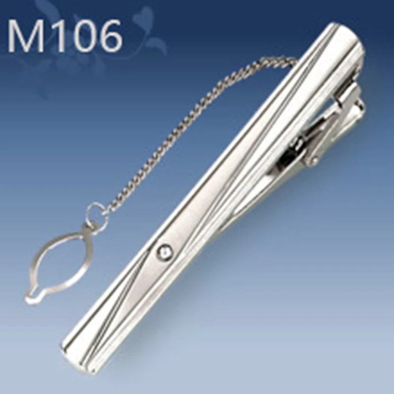 New Tie Clip Fashion Style 1PC Necktie Men Metal Simple Bar Clasp Practical Bowtie Clasp Tie Pin For Mens Gift Accessories