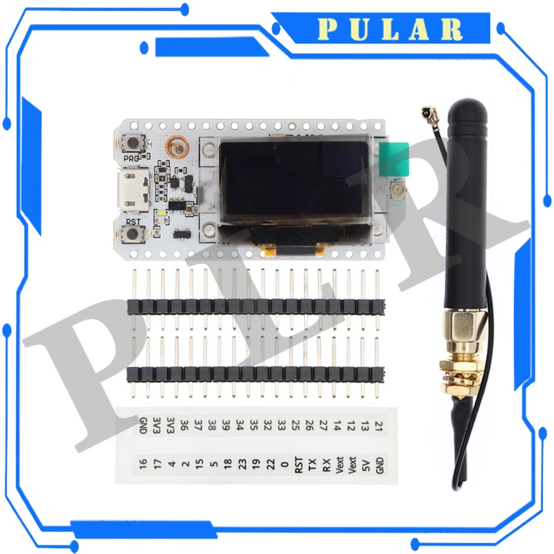 1pcs SX1276 SX1278 ESP32 LoRa 868MHz/915MHz/433MHz 0.96 Inch Blue OLED Display Bluetooth WIFI Kit 32 Development Board