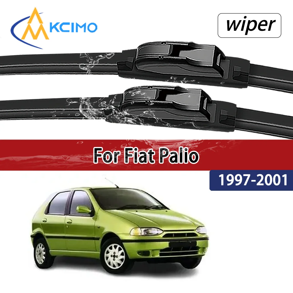 Plumas Limpiaparabrisas Delanteras Silenciosas y Duraderas Compatibles con Fiat Palio 178 1997-2001 1998 1999, Accesorios para Ventanas de Automóviles
