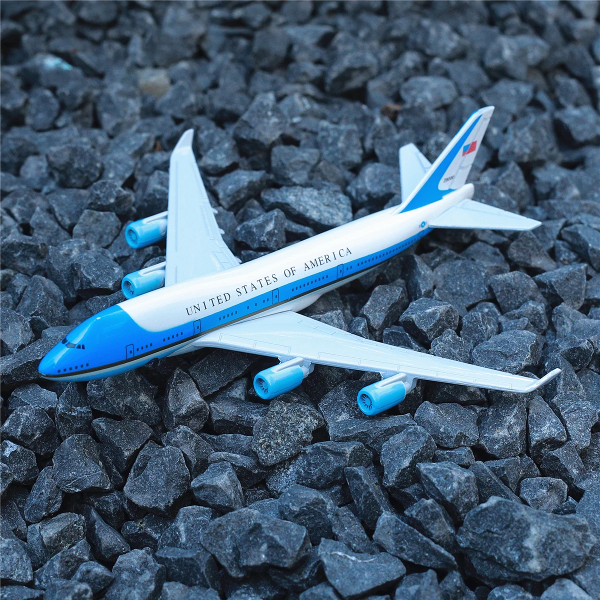 Modèle d'avion America Force One B747 Airlines Boeing, échelle 1:400, ajout idéal à toute collection d'avions moulés sous pression