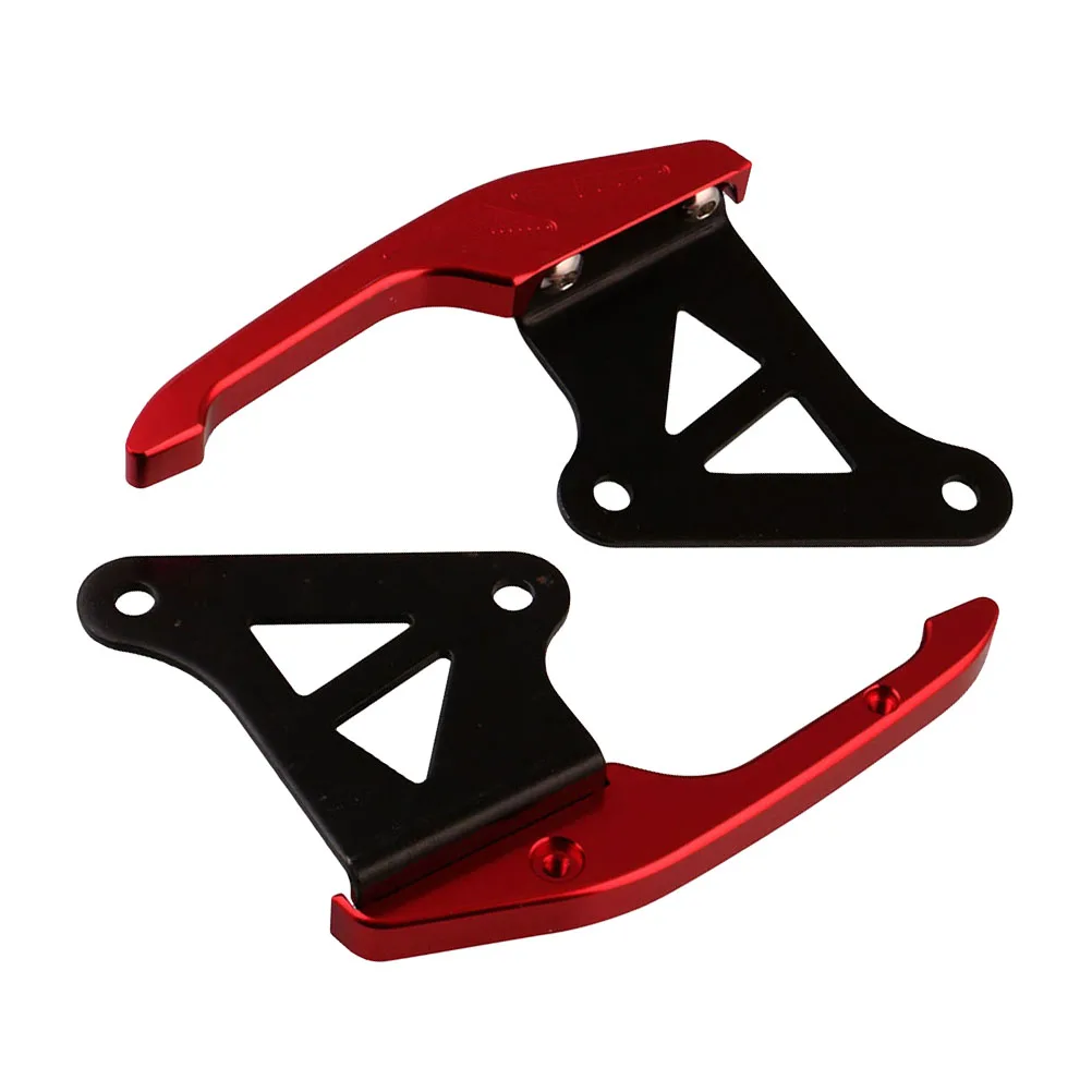 

1 Pair Motorcycle Back Seat Handle Red Aluminum Grab Rail Bar For -172 Durable Oxidation Resistant Rear Modification Easy