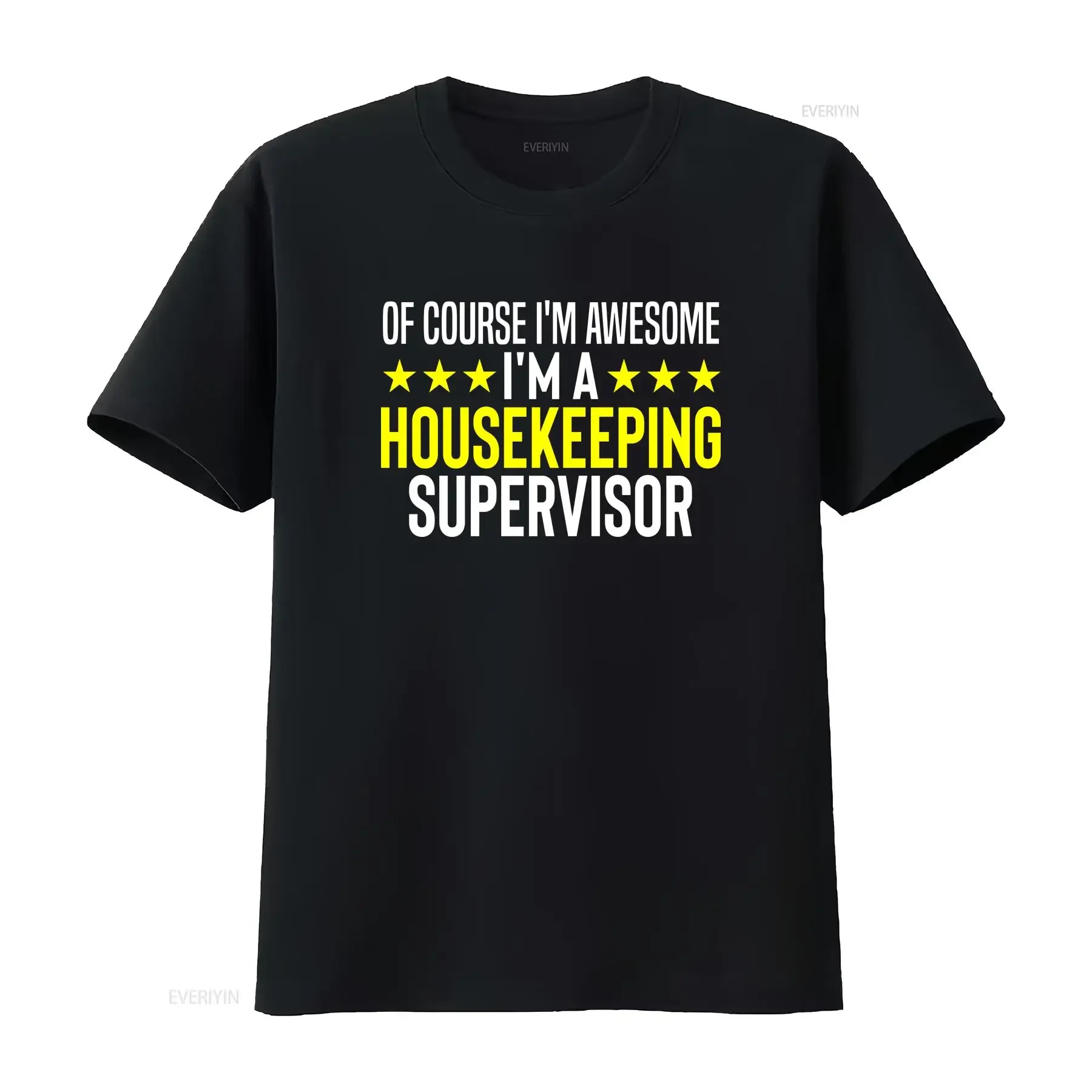 Housekeeping Supervisor Housekeeper T Shirt Cleaning Maid Appreciation Maids vintage Washed Breathable Soft Slightly streetwear