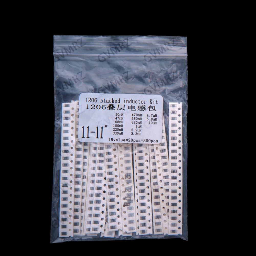 16Value 15Value SMD Multilayer inductor package 1nh270nh 22uf 47uf 8.2nh Each 20PCS  22uf