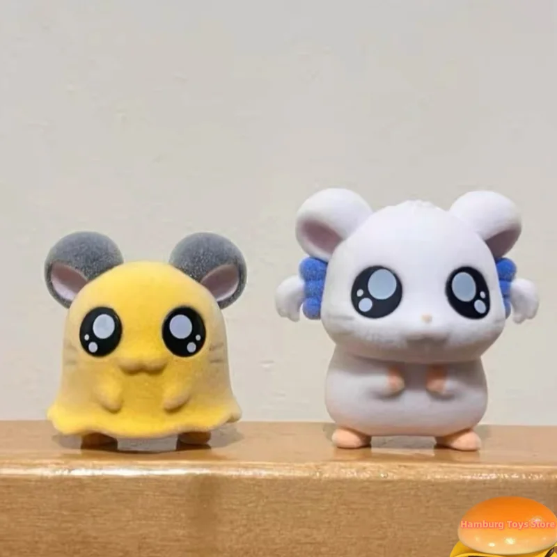 

Bandai Hamtaro украшения коллекция хомяков орнамент подарки фигурка модель Kawaii 6 шт. игрушки