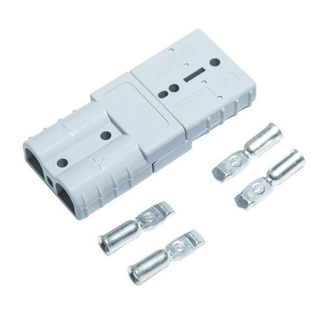 Reliable Power Tool Plug Connectors, 50A 6AWG, 1224V DC, Suitable for 12V or 24V Use, Perfect for Use with Dual Battery Systems