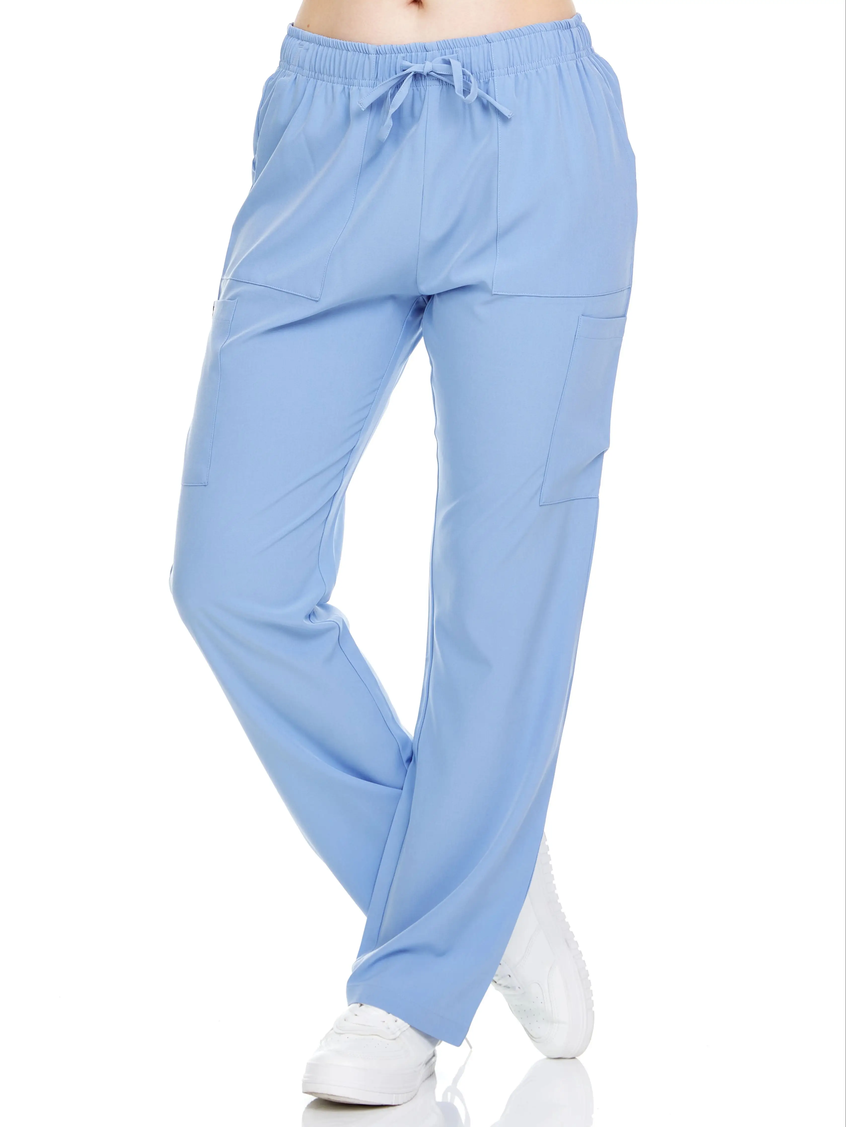 HEAL+WEAR Women's Scrub Pants Multiple Convenient Pockets. 4-Way Stretch Spandex. Wrinkle-Resistant.