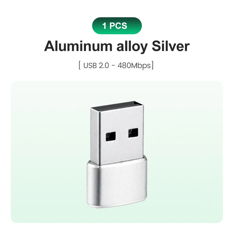 USB naar USB C-adapter voor iPhone 17 USB C Female naar USB Male Autolader Adapter Type C Converter voor Apple 16 voor Samsung Galaxy