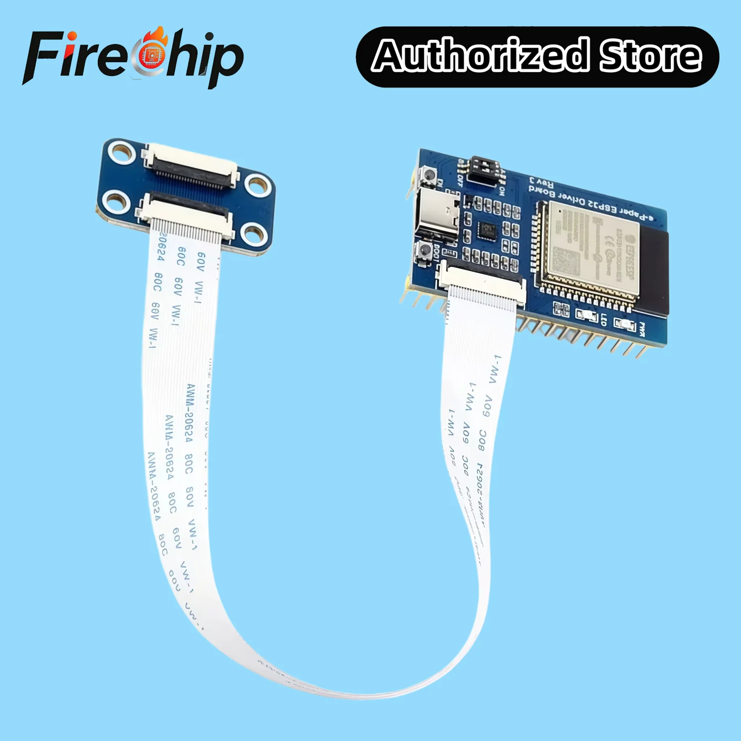 Waveshare ESP32 Epaper Driver Board for Waveshare SPI e-Paper raw panels WiFi / Bluetooth Wireless compatible, SPI for Arduino