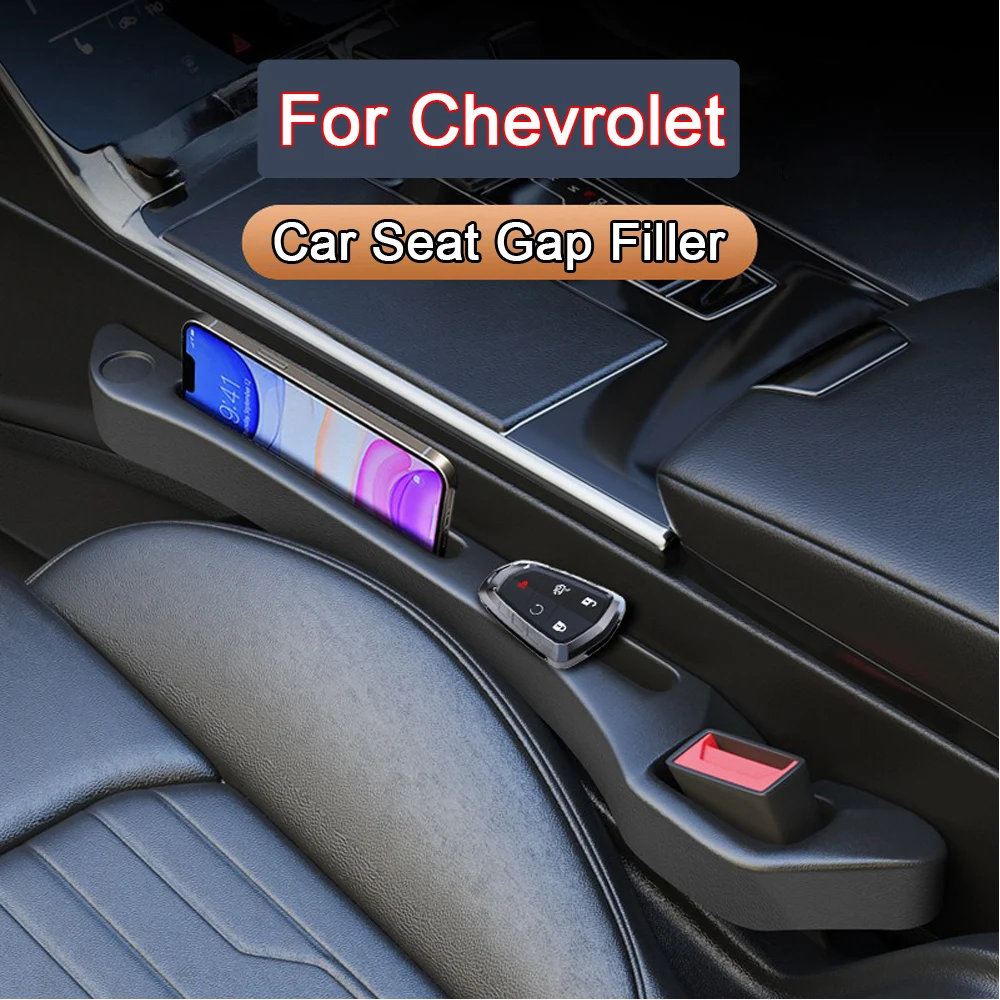 New Car Seat Gap Filler Leak-proof Side Seat Gap Plug Strip Storage For Chevrolet Malibu Onix Equino Orlando Cruze Spark Volt