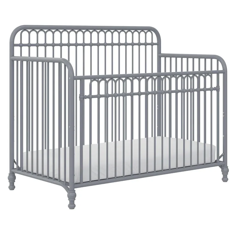 3-in-1 Convertible Metal Crib