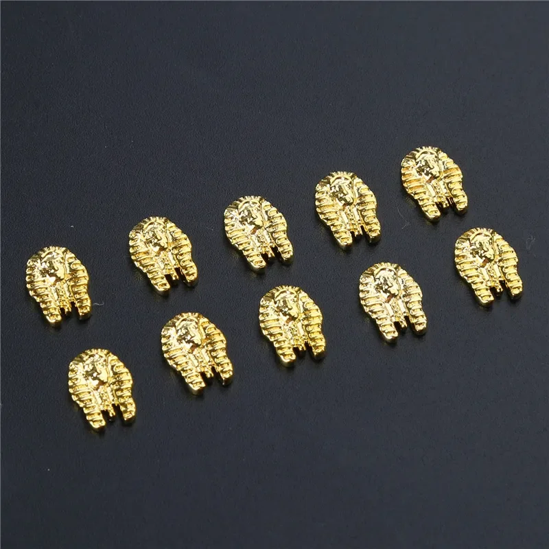10 Pieces Alloy Art Egypt Art Decorations Art Decorations Accessories for DIY Acrylic Nails image 3