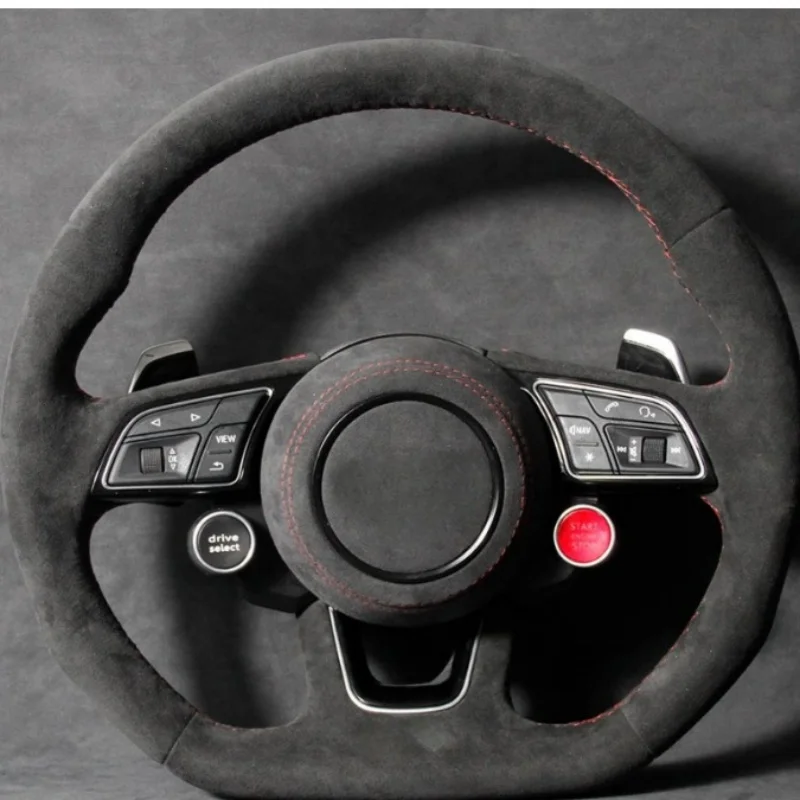 

Suitable For Audi A3 S3 RS3 8Y 2020 2021 2022 2023 Replacement Carbon Fiber Or Leather Steering Wheel Modification Upgrade