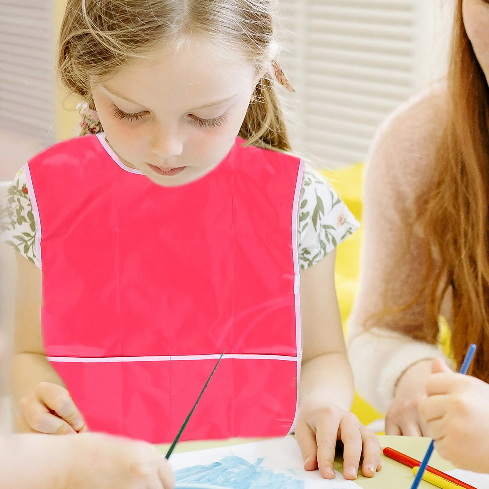 

3Pcs Art Apron Sleeveless Nylon Comfortable Painting Smock Waterproof Paint Apron for Smock Painting Aprons