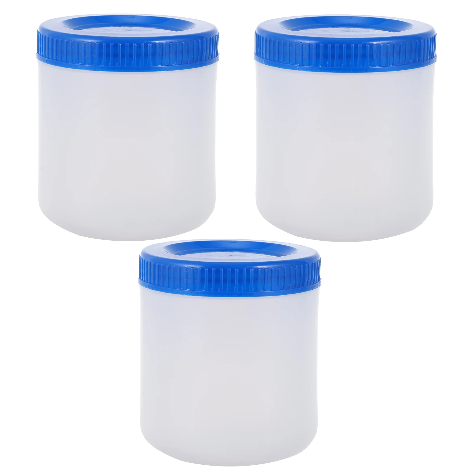

3pcs Plastic Sealing Bottle Thickened Storage Can For Paint Tea Snacks Liquid Seal Container With Lid Lab Home Use Reusable