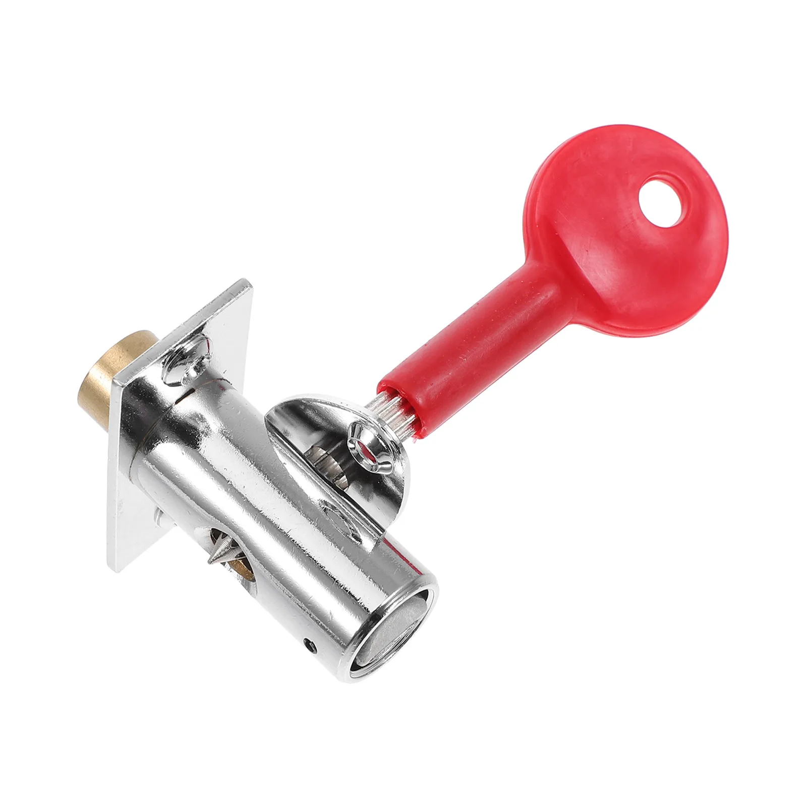 

1Set Zinc Alloy Fire Door Mortise Lock Hardware Hidden Door Lock System Metal Core Durable Security for Home Office