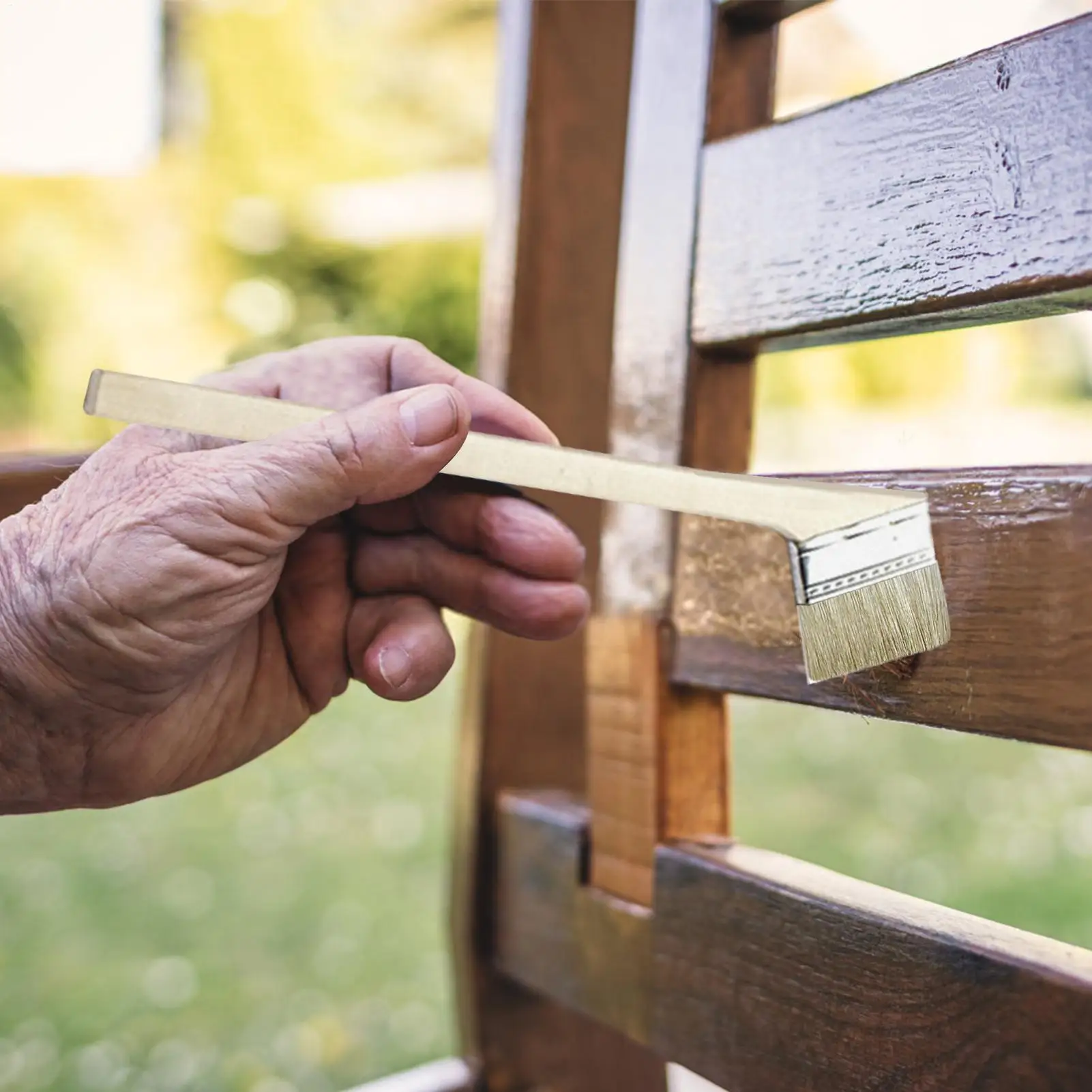 

Плоские кисти для рисования Мебельная кисть для рисования Эргономичная кисть для обустройства дома для наружного лака Уход за лодкой Интерьер