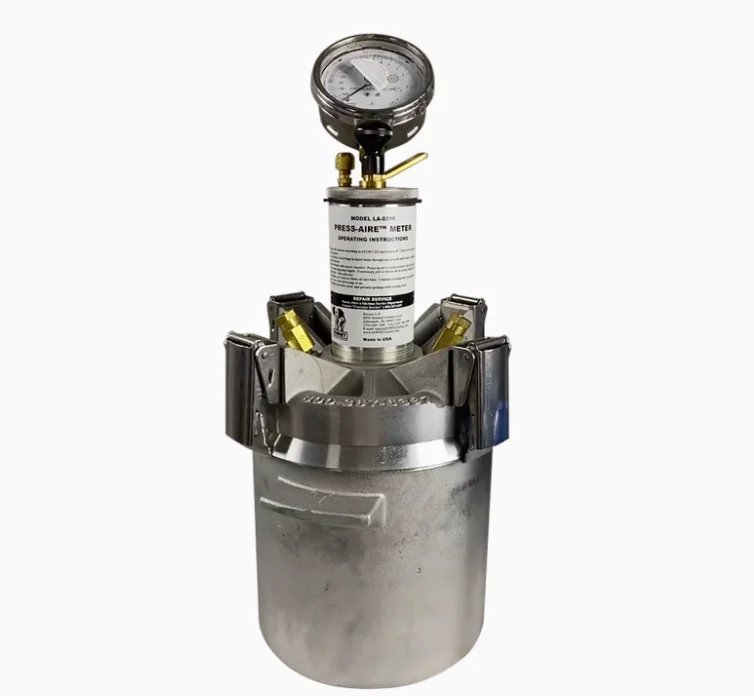 

Lab 7L Direct Reading Concrete Air Entrainment Meter - American Model Forney Air Content Tester