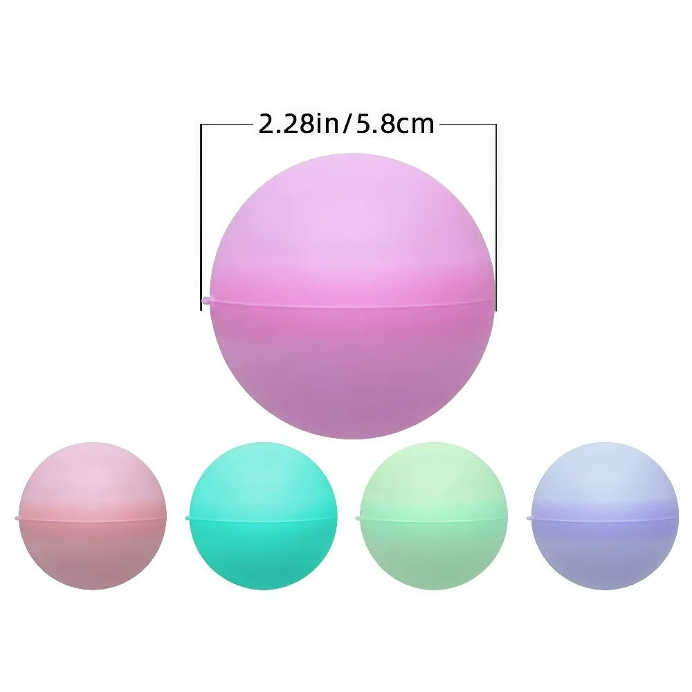 12/20/24/40Pcs Reusable Water Balloons, Pool Beach Water Toys Splash Balls for Kids Boys Girls, Outdoor Summer Toys Fun Games view 6