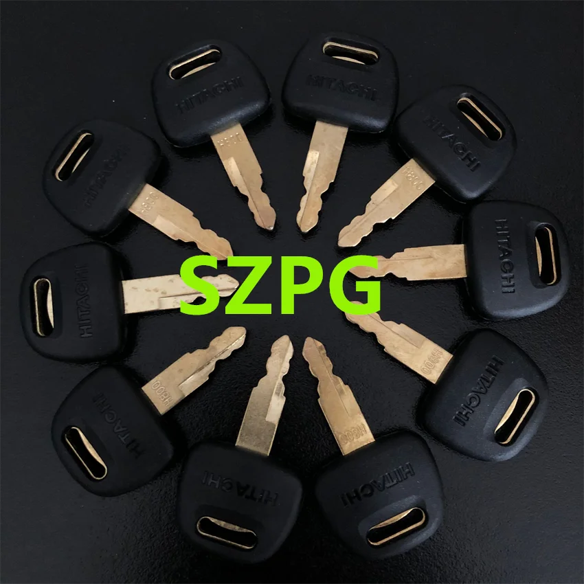 5/10/20PCS H800 key For Hitachi excavator ZAX60 70 120 210 200 Open door Start ignition universal key