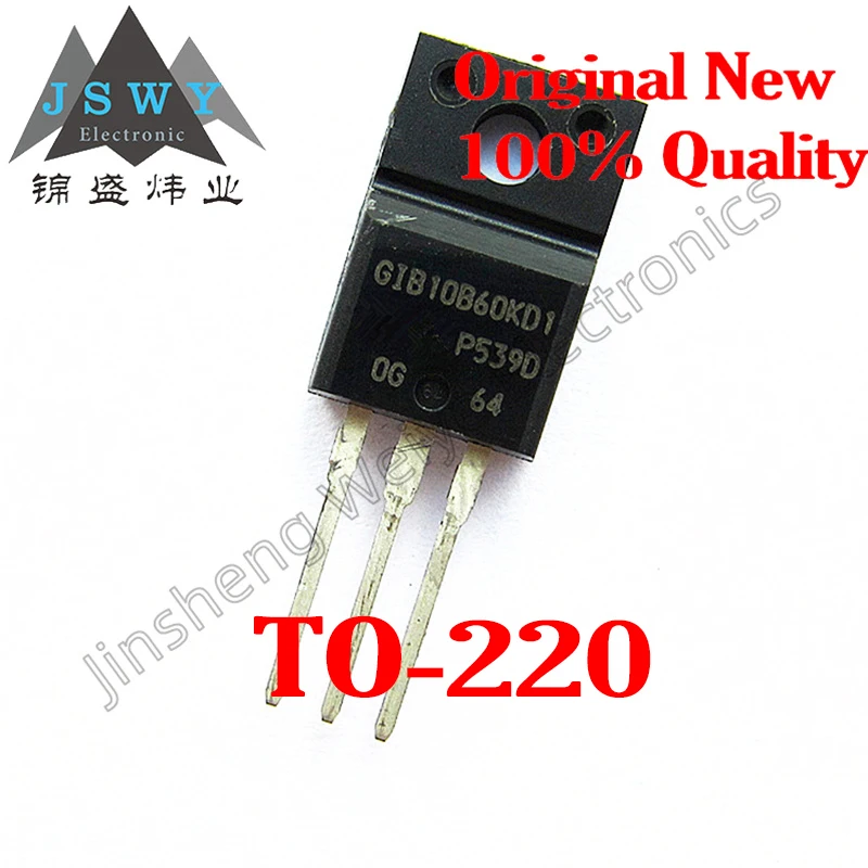 

(5/10pieces) GIB10B60KD1 IRGIB10B60KD1 IRGIB10B60 TO-220F 100% imported original frequency conversion driver IGBT 600V 10A