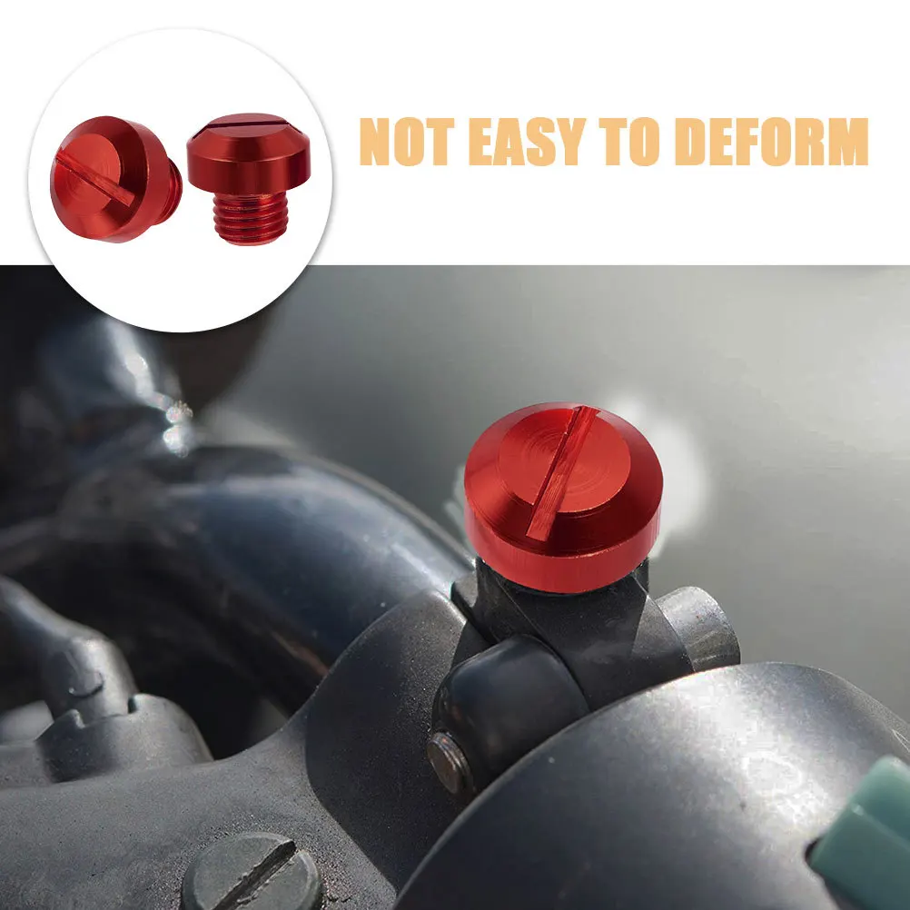 

4pcs Motorcycle Mirror Hole Plugs Decorative Screw Caps For Rearview Mirror Holes Durable Fit Replacement Accessories Motorcycle