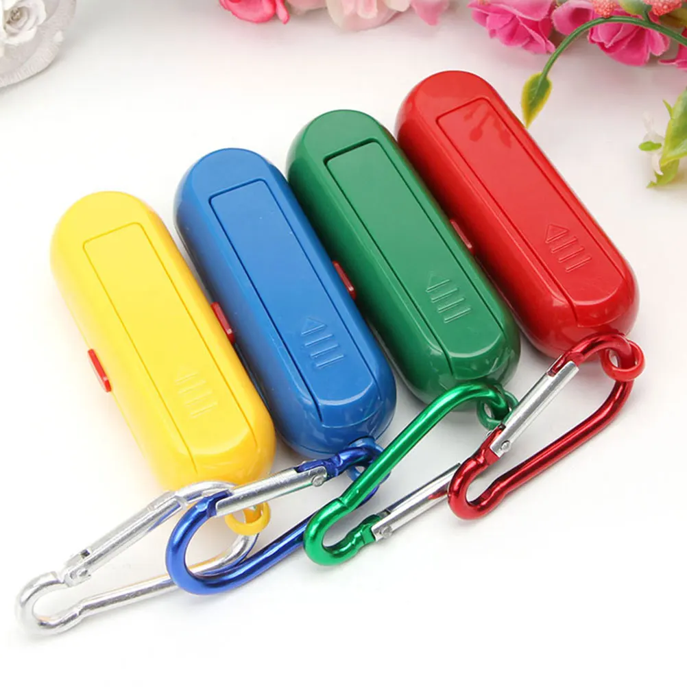 

4 pcs Mini Flashlight LED Night Light for Camping Hiking Emergency Small Keychain Flashlight Portable Plastic Backpack