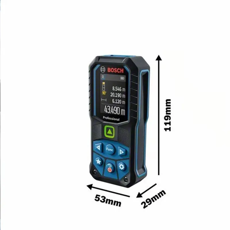 Imagem -06 - Instrumento de Medição Profissional 2-em1 da Fita Digital do Medidor da Distância do Laser de Bosch Laser Rangefinder Glm 5023g