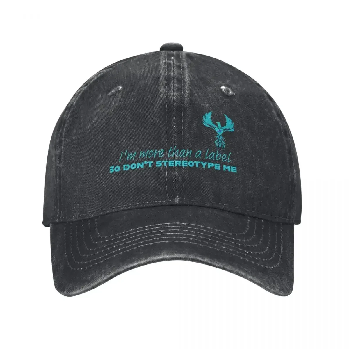 

Teal Phoenix Rising Baseball Cap Sun Cap Beach Outing Women's Beach Visor Men's