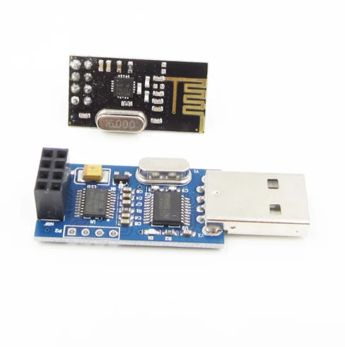 1 шт. плата адаптера USB-последовательного порта + 2,4G NRF24L01 беспроводной модуль «сделай сам» Электроника