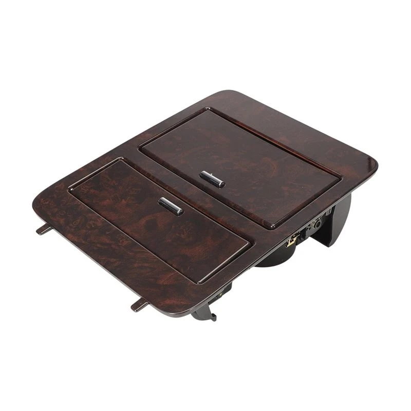 A96E-For Chevy GMC Truck& SUV 2007-2014 Console Cup Holder Woodgrain Part Numbers 23164631, 20811675, 25912892, 20919905,