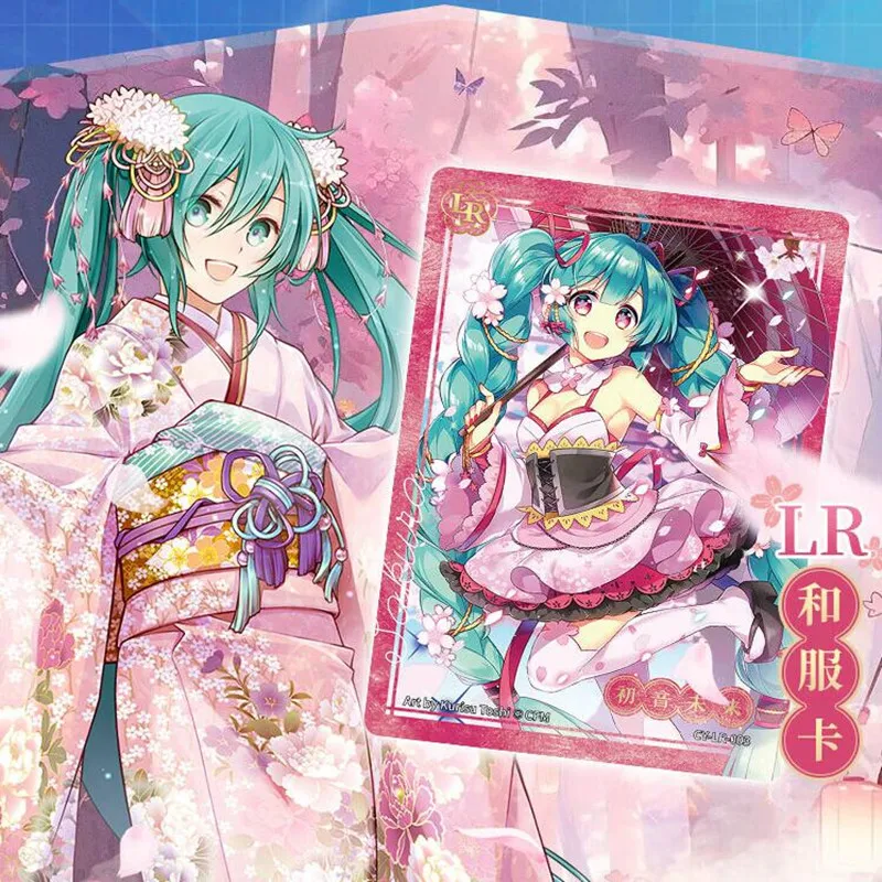 KAYOU Original Hatsune Miku 16th Anniversary Collection Cards SE SP BP LR UR SSR QR HR SR R Hatsune Miku Collection Card Toys