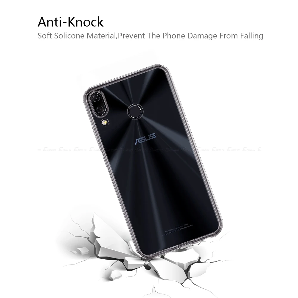 Ultra Thin Slim Clear Soft TPU Protective Case For Asus ZenFone  5 5Z ZS620KL ZE620KL Silicone Back Phone Cover